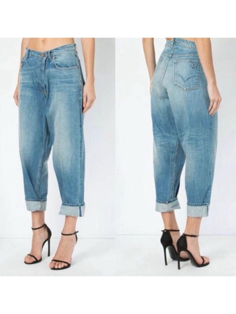 MONSE deconstructed asymmetrical light  Blue jeans. Size 25/0 in mint condition